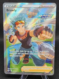 Brawly - 188/198 - Full Art Ultra Rare Chilling Reign Pokemon TCG Near Mint - Image 1