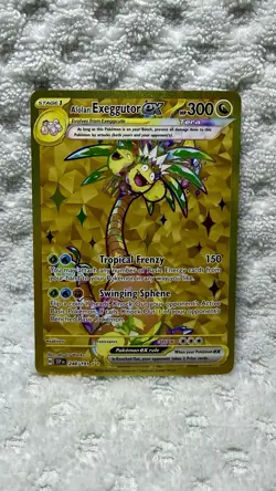 Alolan Exeggutor ex 248/191 Pokemon TCG SV08 Surging SparKS Holo Full Art NM - Image 1