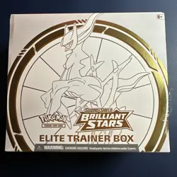 Pokemon TCG Sword & Shield Brilliant Stars Elite Trainer Box – Factory Sealed – - Image 1