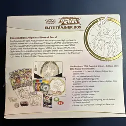 Pokemon TCG Sword & Shield Brilliant Stars Elite Trainer Box – Factory Sealed – - Image 3