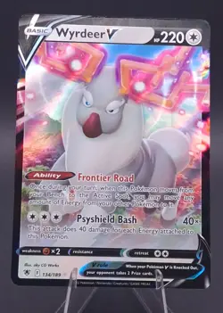 Wyrdeer V 134/189 - Astral Radiance - Pokemon TCG Ultra Rare Holo NM/M - Image 1