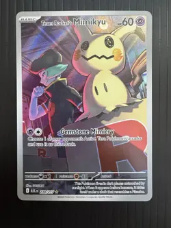 Pokemon TCG Ascended Heroes Team Rocket’s Mimikyu 238/217 Illustration Rare NM - Image 1