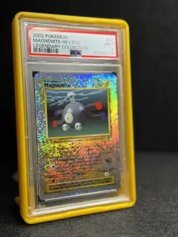 Pokemon 2002 Legendary #80 Magnemite Reverse Holo Foil PSA MINT - Image 1
