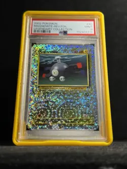 Pokemon 2002 Legendary #80 Magnemite Reverse Holo Foil PSA MINT - Image 2