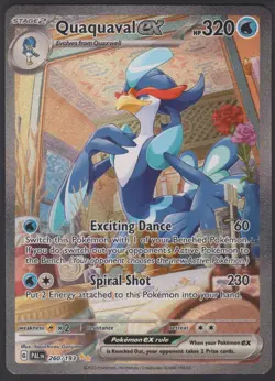 Quaquaval ex 260/193 Special Illustration Rare Paldea Evolved Pokemon NM - Image 1