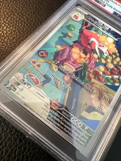 PSA 8 NM-MT Crocalor 202/193 Illustration Rare Full Art - Pokemon PAL SV02 - Image 4