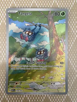 Pokemon TCG Tangela 178/165 Scarlet & Violet - 151 Illustration Rare, Near Mint - Image 1