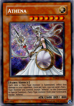 Yugioh Athena PP02-EN018 Secret Rare LP - Image 1