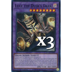 3X Luce the Dusk's Dark DUAD-EN082 SR Duelist's Advance NM 1st Ed YUGIOH - Image 1