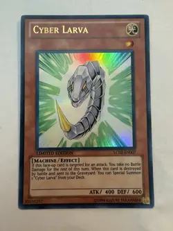 Cyber Larva - LC02-EN007 - Ultra Rare - Limited Edition - Lightly Played - Image 1