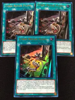 Yugioh Cyber Repair Plant LEDD-ENB12 1st Ultra x3 (NM) - Image 1
