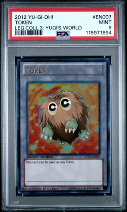 PSA 9 MINT Yu-Gi-Oh! Kuriboh Token LC03-EN007 Ultra Rare Limited - Image 1