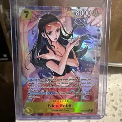 One Piece Nico Robin SR Alt Art AA EB03-055 Heroines edition English - Image 1