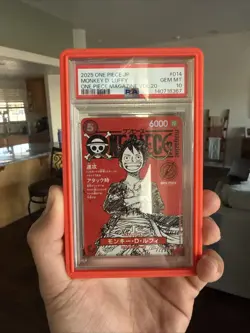 PSA 10 Monkey D Luffy ST21-014 ONE PIECE Magazine Promo 2025 US SELLER W/ Guard - Image 1