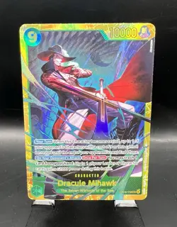 Dracule Mihawk OP14-119 SEC One Piece The Azure Sea’s Seven Near Mint - Image 1
