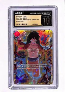 2024 Emperors in the New World Monkey.D.Luffy CGC 10 (BCGA6) #OP09-119 - Image 1