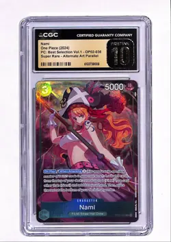 2024 Best Collection Vol 1 Alt. Art. Nami CGC 10 (BCGA6) #OP02-036 - Image 1