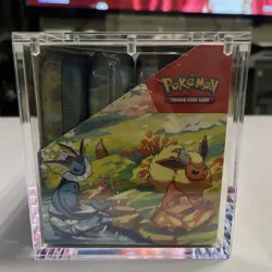Prismatic evolutions Mini Tin case and acrylic case Pokemon Card TCG Sealed - Image 2