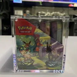Prismatic evolutions Mini Tin case and acrylic case Pokemon Card TCG Sealed - Image 4