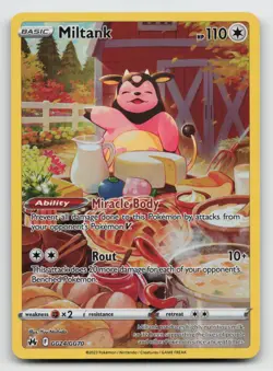Miltank - GG24/GG70 - Pokemon Crown Zenith Galarian Gallery Holo Card NM - Image 1