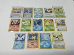 Base Set Pokemon 14 Card Lot LP to MP - Image 1