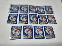 Base Set Pokemon 14 Card Lot LP to MP - Image 2