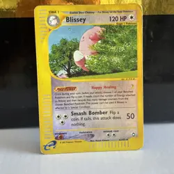 pokemon card Blissey Aquapolis reverse holo 6/147 ENG -NM - Image 1