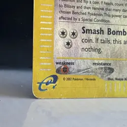 pokemon card Blissey Aquapolis reverse holo 6/147 ENG -NM - Image 5