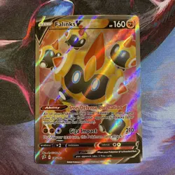Falinks V 185/192 Rebel Clash NM Full Art Ultra Rare Pokemon Card - Image 1