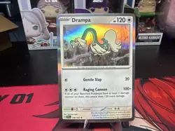 Drampa 138/162 Temporal Forces Holo Rare Pokemon Card - Image 1