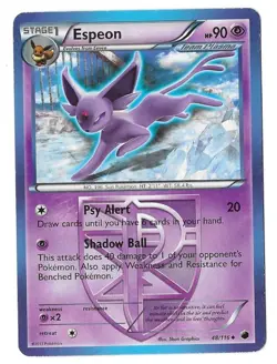 Espeon - (48/116) Black & White: Plasma Freeze Pokemon Card - Image 1