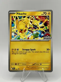 Pikachu - (World Championship 2025) Promo SV: Scarlet & Violet Promo Cards 225 N - Image 1