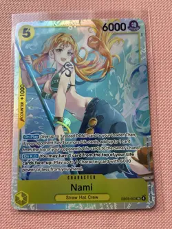 EB03-053 Nami (Alternate Art) SR One Piece Heroines Edition Card - Image 1