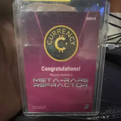 Cardsmiths Currency Meta-Rare Refractor MR#4 Single Card 2025 Sizar Saleh - Image 2