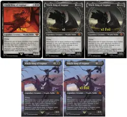 MTG LOTR Tales of Middle-earth LTR Witch-king of Angmar MISPRINT - MINT (SELECT) - Image 1