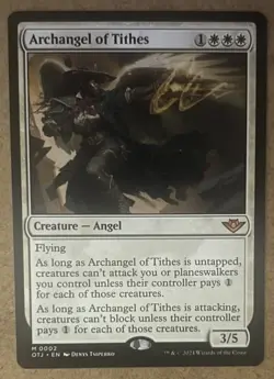 Archangel of Tithes - Outlaws of Thunder Junction - NM MTG - Image 1
