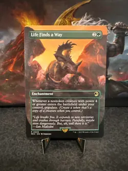 Life Finds a Way (Borderless) Universes Beyond: Jurassic World MTG - Image 1