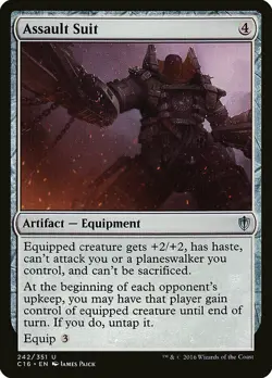 Assault Suit Commander 2016 Light Play MTG Magic DNA GAMES - Image 1