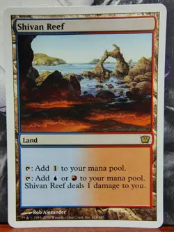 Shivan Reef - MTG 9th Edition - Regular - LP - Image 1