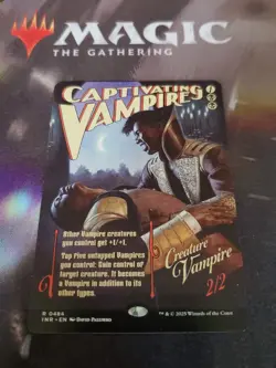Mtg. Captivating Vampire. Poster Showcase. Innistrad Remastered. Pack Fresh - Image 1