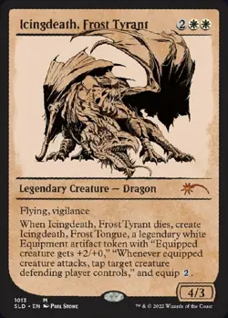 [1x] Icingdeath, Frost Tyrant - Foil - Showcase Near Mint, English Secret Lair M - Image 1