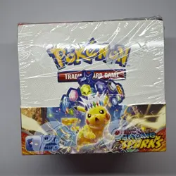 Surging Sparks Booster Box - 36 Packs - Pokemon TCG SLIGHTLY RIPPED SEAL #6 - Image 1