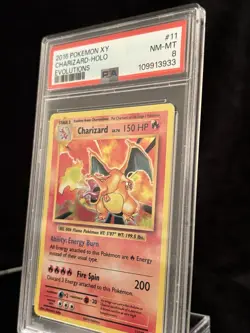 PSA 8 - 2016 Pokemon XY Charizard Holo - Evolutions 11/108 - Image 4