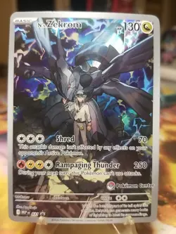 N's Zekrom Ascended Heroes Pokemon Center Stamped ETB promo #031 - Image 2
