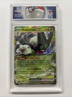 2023 Pokemon Meowscarada Ex #15 HGC 8.5 (sb1) - Image 1