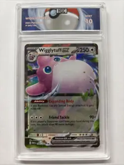 2023 Pokemon Wigglytuff Ex #40 HGC 10 (sb1) - Image 1
