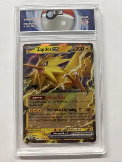 2023 Pokemon Zapdos Ex #145 HGC 8.5 (sb1) - Image 1