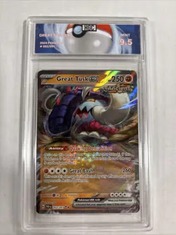 2024 Pokemon Great Tusk Ex #53 HGC 9.5 (sb3) - Image 1