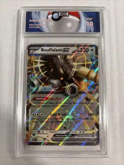 2025 Pokemon Bouffalant Ex #77 HGC 10 (sb2) - Image 1