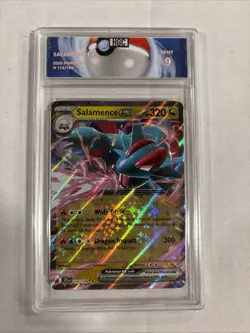 2025 Pokemon Salamence Ex #114 HGC 9 (sb1) - Image 1